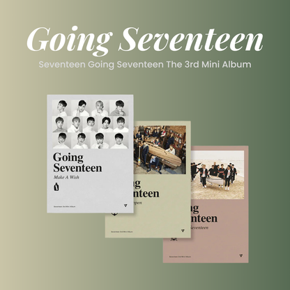 SEVENTEEN 3rd Mini Album Going Seventeen (Random / Sealed)