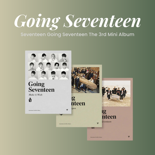 SEVENTEEN 3rd Mini Album Going Seventeen (Random / Sealed)