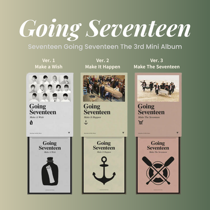 SEVENTEEN 3rd Mini Album Going Seventeen (Random / Sealed)