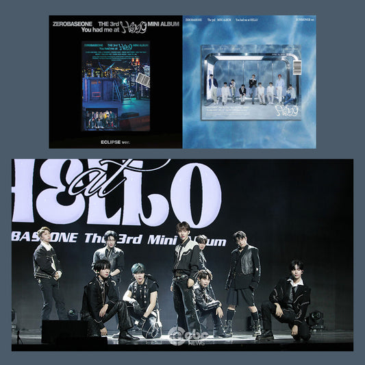 ZEROBASEONE - [You Had Me At HELLO] 3rd Mini Album (Eclipse & Sunshower Versions)