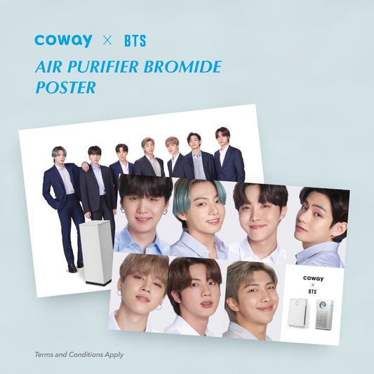 BTS X Coway Air Purifier Poster Set - Authentic Promotional Collectible