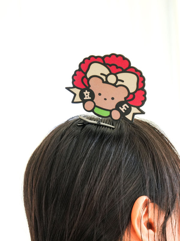 Maio Parents' Day Adorable Bear Hair Clip